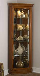Welcome to the curio cabinet! Corner Curio Cabinet Golden Oak Ii Corner Curio Curio Cabinet Decor Curio Cabinet