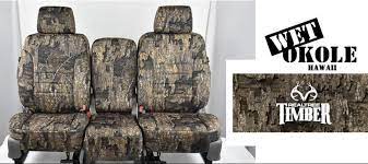 They are a favorite among hunters that hunt in the late fall during snow season. Wet Okole Introduces Realtree Timber Camo Seat Covers Realtree B2b