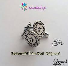 Dekoratif Isim Kol Dugmesi Urun Kodu Kd004 925 Ayar Gumus Kargo Dahil Kapida Odeme Nakit K K Whatsapp 0554 340 80 50 Ozel Amba Gumus Kol Dugmesi Mucevherat