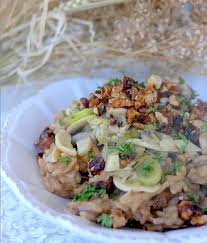 Risotto Champignons Poireaux Et Noisettes Caramelisees Equilibres Des Sens Recette Risotto Champignons Risotto Risotto Vegetarien