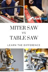 Miter Saw Vs Table Saw Which Is Best For You Miter Saw Diy House Projects Table Saw