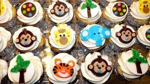 Lofaris safari baby shower backdrop for photography jungle animals baby shower background newborn baby party decorations for boy cake table banner 7x5ft. Baby Boy Jungle Baby Shower Cupcakes Novocom Top