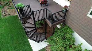 Inspiration Trex Spiral Stairs Spiral Staircase Outdoor Spiral Stairs Staircase Outdoor