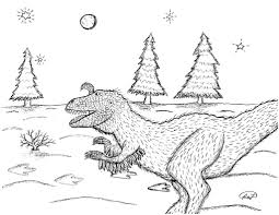 Robin S Great Coloring Pages Cryolophosuarus The Elvis Dinosaur Coloring Pages