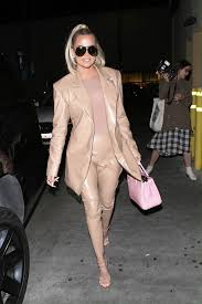 People interested in khloe kardashian 2020 leather also searched for. Khloe Kardashian S Leather Outfit Rocks Tan Suit Pics Hollywood Life
