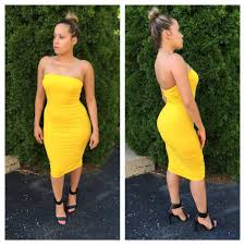 Fitted Tube Dress Tube Dress Outfit Tube Dress Jersey Fabric Dress