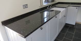 We recommend a simple edge like eased, half bullnose, or bevel, since the pattern of the granite is itself simple and understated. Emerald Pearl Granite Countertop Kitchen