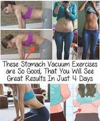 8 Stomach Vacuum Ideas Stomach Vacuum Stomach Workout Exercise