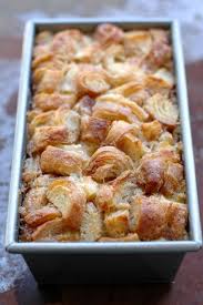 Richest Bread Pudding Made With Butter Cream Milk Croissants Served With A Vanilla Bean Creme Anglaise Bread Pudding Pudding Recipes Bread Pudding Recipe