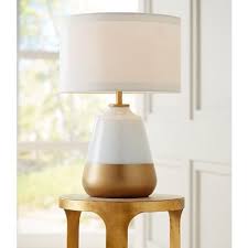 Possini Euro Alain White Gold Glass Table Lamp 10c11 Lamps Plus Table Lamp Glass Table Lamp Lamp