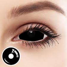 Image result for black sclera contacts