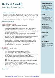 Take a look at our example student cvs then build a cv that gets you hired with our expert tips and templates. Art Teacher Resume Samples Qwikresume