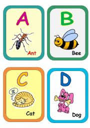 Here we will look at what exactly a credit card is, what the benefits and de Alphabet Flash Cards Esl Worksheet By Batistaloc