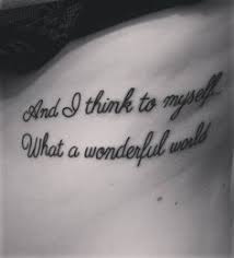 You should try to get a tattoo and make your style unique. 99 Lyric Tattoos Ideas Lyric Tattoos Tattoos Tattoo Quotes