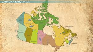 On a map you will see that europe is a large peninsula stretching to the west of asia. Major Landforms Of Regions In Canada Video Lesson Transcript Study Com