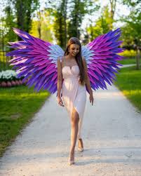 Colored Large Wings , Bright Wings , Wings for Carnival , Cosplay Wings