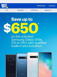 Shop costco.ca for electronics, computers, furniture, outdoor living, appliances, jewellery and more. Best Buy Go Unlocked And Save Up To 650 On A New Samsung Galaxy S10 Milled