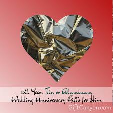Heartfelt wedding anniversary wishes for husband. 10th Year Tin Or Aluminum Wedding Anniversary Gifts For Him Gift Canyon
