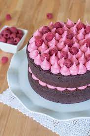 Raspberry Chocolate Layer Cake Recipe Chocolate Raspberry Cake Dessert Recipes Easy