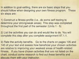 Learn vocabulary, terms and more with flashcards, games and other study tools. Designing Your Own Fitness Program Ppt Download
