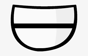 Shaded mouth teeth (bfdi season 1). Happy Mouth Extreme Portable Network Graphics 626x442 Png Download Pngkit