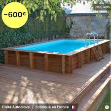 Piscine En Bois Traite Lagos Sunbay Pas Cher Soldes Piscine Gamm Vert Iziva Com Piscine Bois Piscine Hors Sol Bois Relooking D Arriere Cour