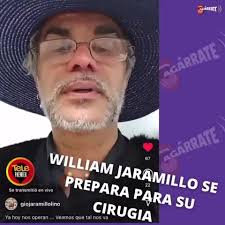 William Jaramillo se prepara para su cirugía 👏🏼 Esperamos su pronta  recuperación para tenerlo en @agarrate_telepremier 🚨., ., 📲Facebook y  YouTube., 📺Canal 16 Xtrim TV Cable., 🔔 Suscríbete en YouTube ...