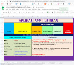 Untuk saat ini, pembuatan rpp 1 lembar sd/mi kurikulum 2013 revisi terbaru bagi guru cukup satu lembar saja. Aplikasi Rpp 1 Lembar Tahun 2020