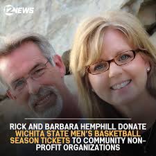SHOCKER PROUD 🖤💛 Inspired by the actions of Shane and Kianne Prill, the  Hemphills are now the second couple to purchase 50 Wichita State Men's  Basketball season tickets to be given away