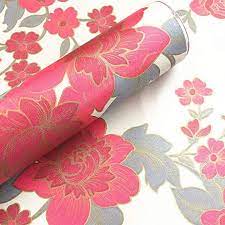 Shelf liner flowers thanks marie. Moyishi Vintage Floral Flower Contact Paper Peel Stick Shelf Liner Dresser Drawer Sticker 17 7 X78 7 Red Wallpaper Shelves Shelf Liner Vinyl Paper