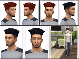 Real Afro Bob Hair Male At Birksches Sims Blog The Sims 4 Catalog