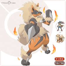 By catching the aura emanating from others, it can read their thoughts and movements. Lucario And Arcanine Really Mix Well Together Pokemon
