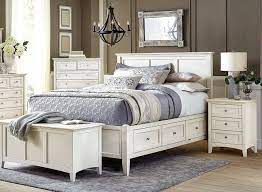 Handy drawers beneath the mattress double as a dresser, which is perfect for compact rooms. Buy A America Northlake Queen Storage Bedroom Set 3 Pcs In White Wood Online