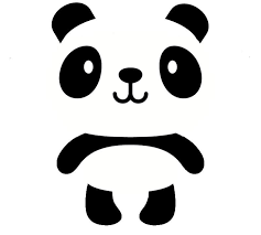 Cute Black And White Cartoon Smiling Panda Tattoo Tattoos Photos Black And White Cartoon Panda Tattoo Panda Illustration