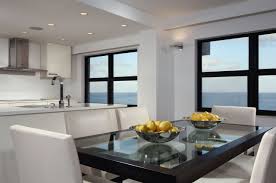 Bravo dining table, dark sonoma base with clear glass top by armen living (1) $784$919. Glass Dining Table Houzz