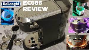 Water to 1/4 cup vinegar (3:1) through a cycle and after what sounded like a sudden poof it was fixed! Delonghi Dedica Ec685 Espresso Machine Review Youtube