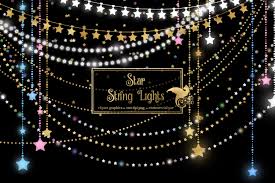 Download Star String Lights Clipart Graphic By Digital Curio Creative Fabrica SVG Cut Files