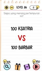 Try the suggestions below or type a new query above. Kunci Jawaban Brain Test Level 81 90 Lengkap Dengan Gambar