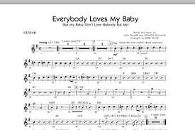 Kirby Shaw Everybody Loves My Baby But My Baby Don T Love Nobody But Me Guitar Sheet Music Pdf Notes Chords Jazz Score Choir Instrumental Pak Download Printable Sku 281595