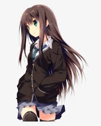 An anime boy with brown hair and green eyes. Anime Girl With Brown Hair And Blue Eyes Png Png Anime Girl Brown Hair Blue Eyes Transparent Png Transparent Png Image Pngitem