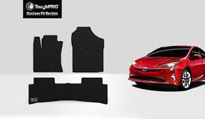 **official rough country ebay store**. Toughpro Toyota Prius Floor Mats Set All Weather Heavy Duty Black Rubber 2016 2017 2018 2019 Read More Reviews Toyota Prius Black Rubber Floor Mats