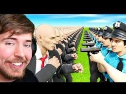 100 kishi vs 10 ta politsyachi