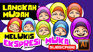Check spelling or type a new query. Langkah Mudah Melukis Ekspresi Muka Kartun Tutorial Adobe Illustrator Youtube