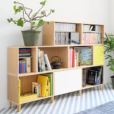 The citybook modular bookcase makes a chaotic community. Modular Shelf And Bookcase Brickbox Modular Shelves And Bookcases
