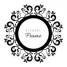 Black And White Frame Vector Png Black And White Ornament Frame Frame Vintage Frames Png And Vector With Transparent Background For Free Download Ornament Frame White Ornaments Vintage Frames Vector