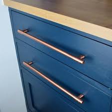 Modern Copper T Pull Handle Drawer Pull Cabinet Hardware Etsy Copper T Drawer Handles Contemporary Drawers