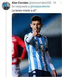 Por ello, la afición tricolor tomó como gran villano de la noche a andrés. Los Mejores Memes Y Comentarios De Racing Para Independiente Tyc Sports