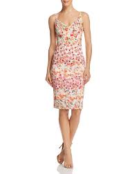Black Halo Jevette Floral Dress Women Dresses Bloomingdale S Womens Floral Dress Black Halo Sheath Dress Floral Print Party Dress