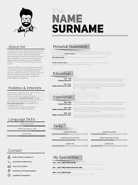 A cv—short for the latin phrase curriculum vitae meaning course of life—is a detailed document highlighting your professional and academic history. Resume Minimalist Cv Resume Template With Simple Design Company Application Cv Curriculum Vitae Resume Business Sheet Clean Stock Illustration Illustration Of Dashboard Elegant 79568709