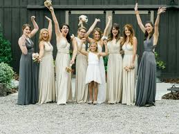 Kristin S I Do Would Not Be The Same Without Her Lovely Wedding Entourage Have A Blissful Marriage Lovely Ento Bridesmaid Wedding Entourage Wedding Dresses